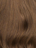20" Caramel Brunette Invisible  Clip-In Hair Extensions (160g)
