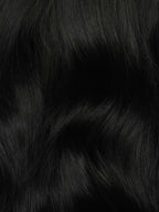 20" Deep Ebony invisible clip-In Hair Extensions (160g)